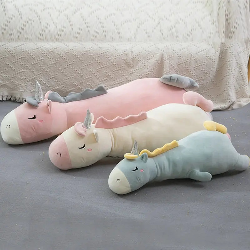 Peluche de almohada de unicornio gigante
