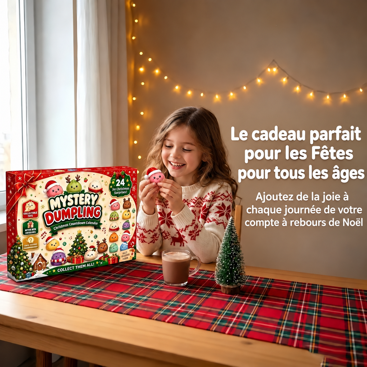 Calendrier de l’Avent Mystery Dumpling – 24 Squishies Surprises