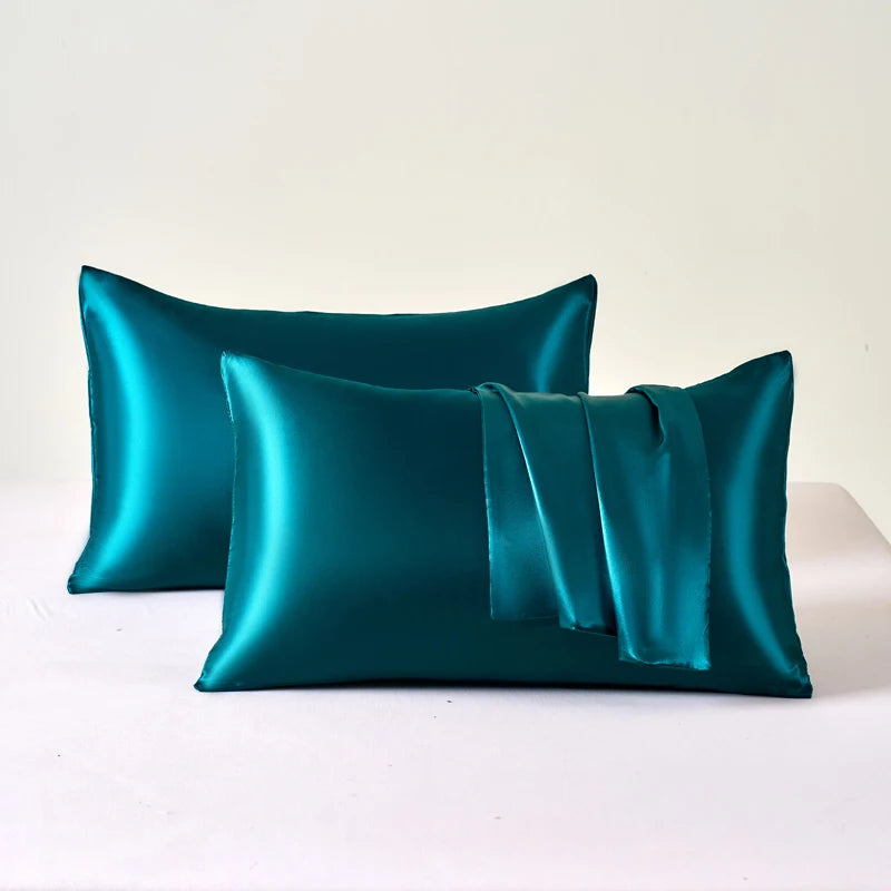 Taies d'oreiller Satin Pillowcase 2pcs