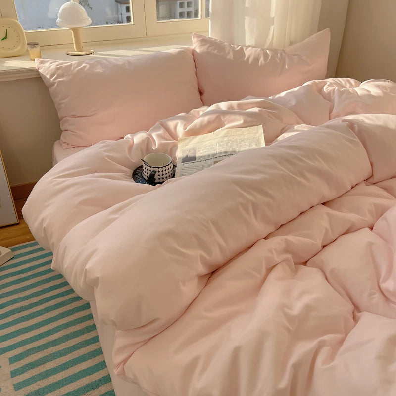 Ensemble de literie Colorful 100% Set 4pcs