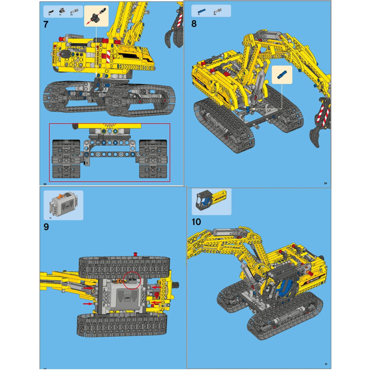 Pelle mécanique Technical MOC 720pcs