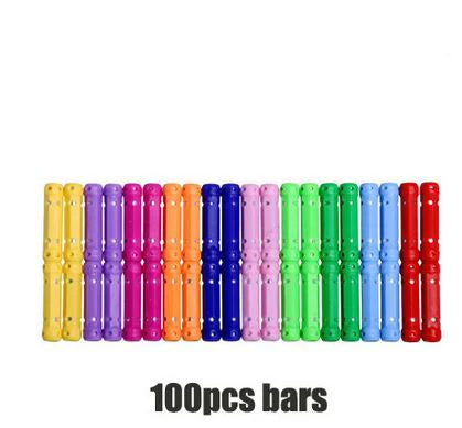jeu construction magnetique batons billes educatif enfant