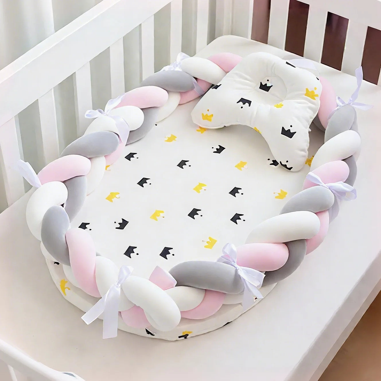 Lit portable tressé Crib