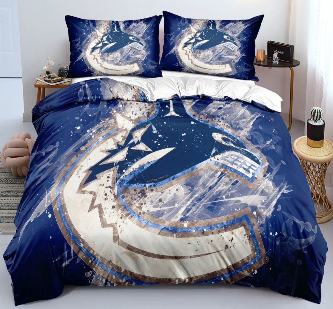 Ensemble de literie Vancouver Hockey Team Duvet Cover