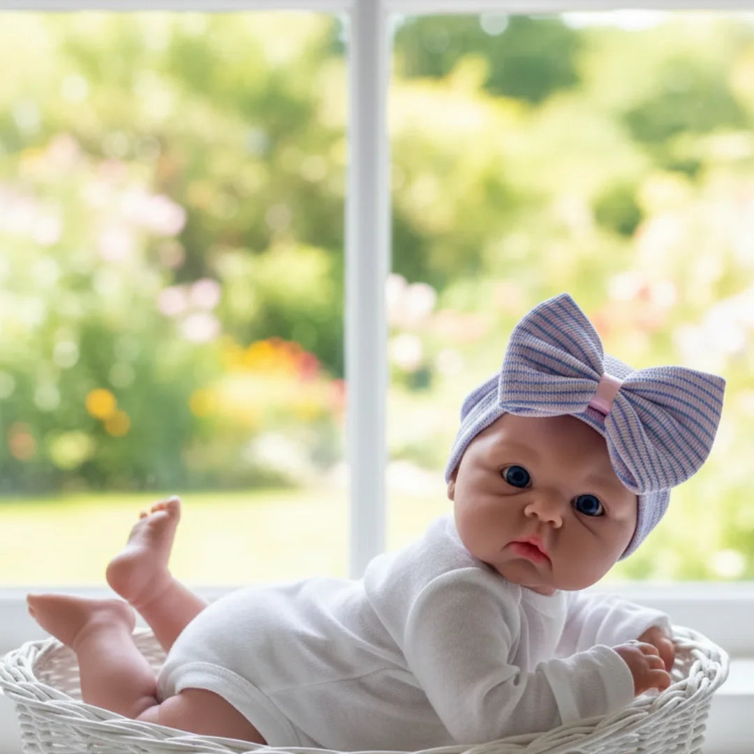 Poupée Reborn Open Mouth Silicone Premium Doll Soft Touch Karina 45cm