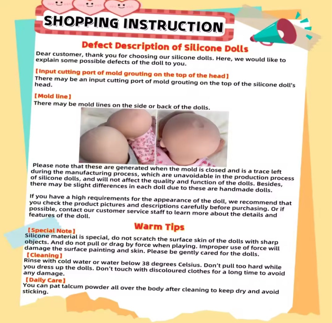 Reborn Doll Open Mouth Full Body Soft Premium Silicone body Judith