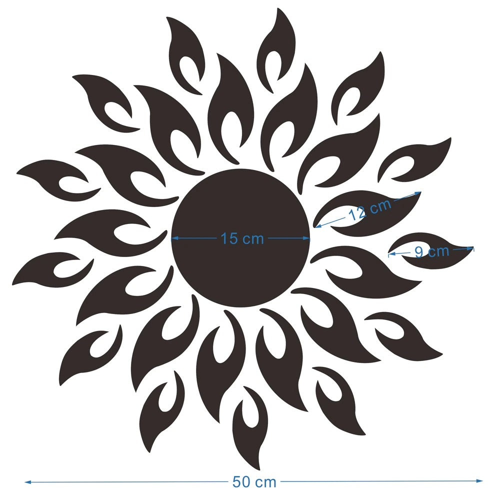 Autocollant miroir Soleil