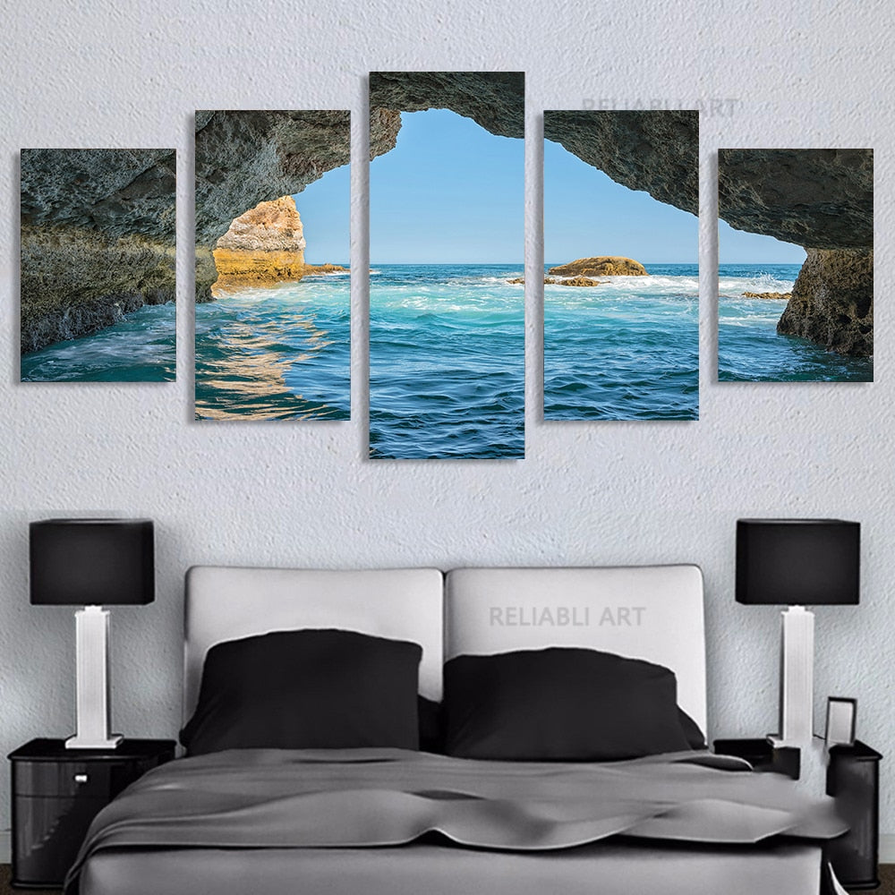 Art mural Canvas Vue sur l'eau