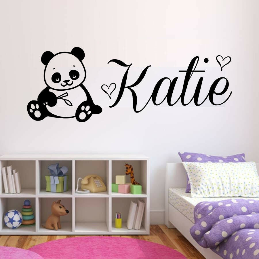 Panda Customizable Wall Sticker