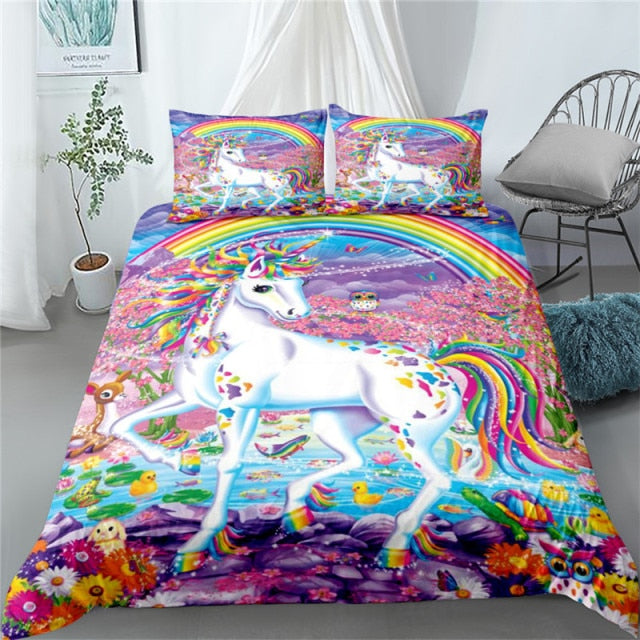 Juego de cama Unicornio IX