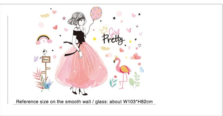 Princess Girl Wall Sticker