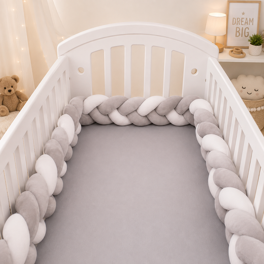 Contour de lit tressé à 3 nœuds – Collection Nature – Accessoire textile décoratif
