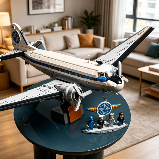 Pan Am Douglas DC-3 Building Blocks – 1903 Pieces