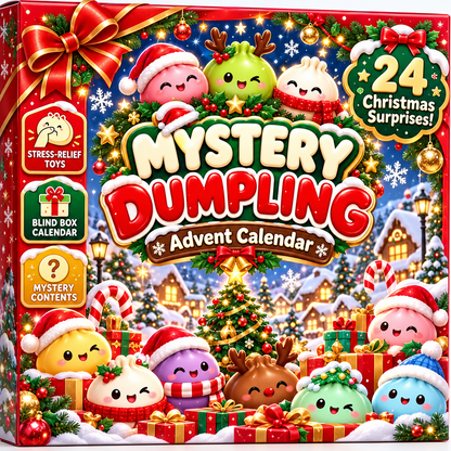 Calendrier de l’Avent Mystery Dumpling – 24 Squishies Surprises