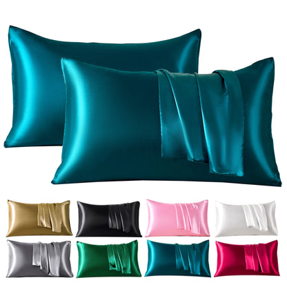 Taies d'oreiller Satin Pillowcase 2pcs