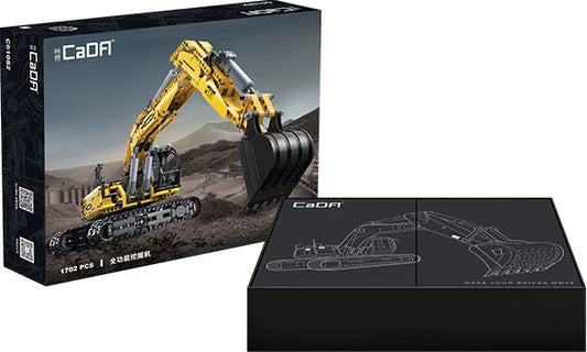 Pelle mécanique Grue Technique 1702Pcs Remote Control Engineering Building Blocks RC Excavator
