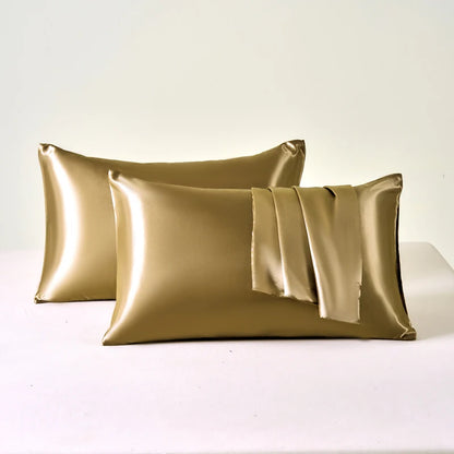 Taies d'oreiller Satin Pillowcase 2pcs