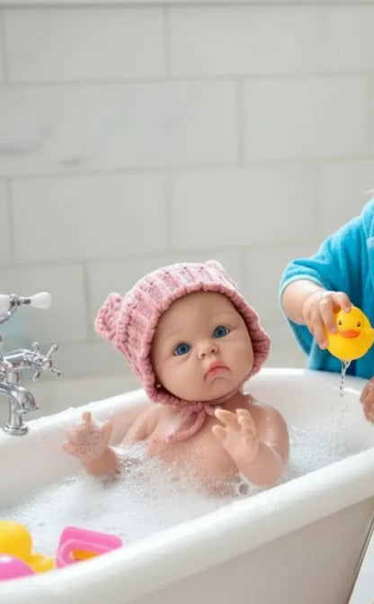 Poupée Reborn Open Mouth  Silicone Premium Doll Soft Touch Karina 45cm