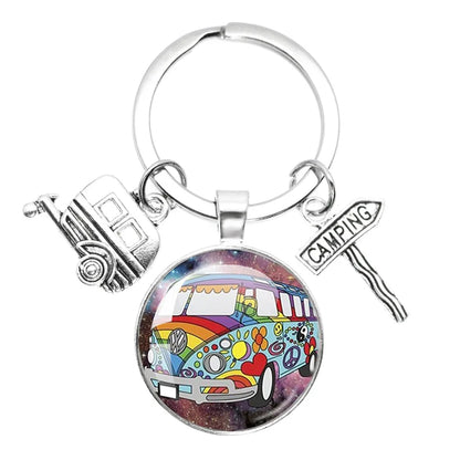 Porte clé Westfalia Vintage Hippie Peace
