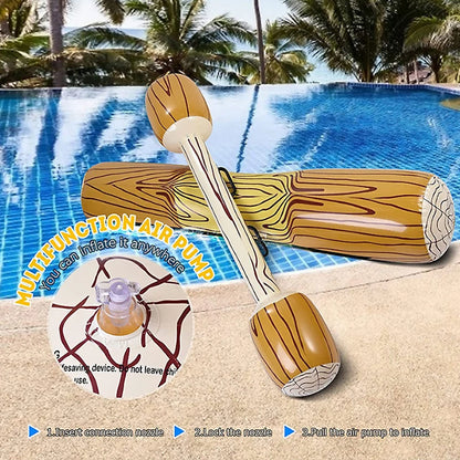Bouée Combat Gonflable avec Rames – Jeu de Piscine Amusant 2 Joueurs