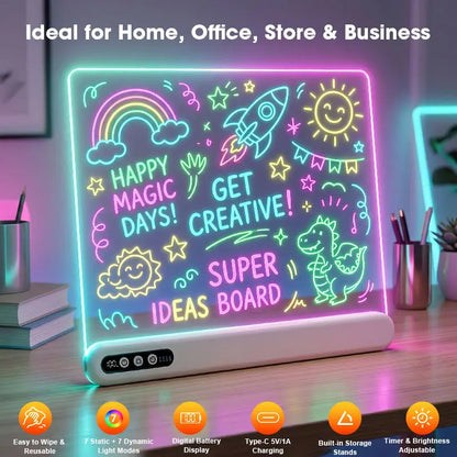 Tablette à dessin LED pour enfants - photo 3