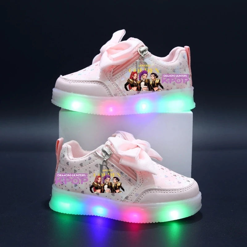 Chaussures LED lumineuses pour enfant – Style pop animé