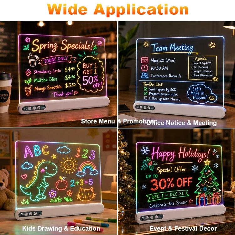 Tablette à dessin LED pour enfants - photo 5