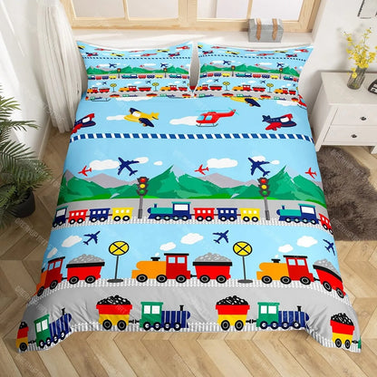 Ensemble de literie Locomotive/Train