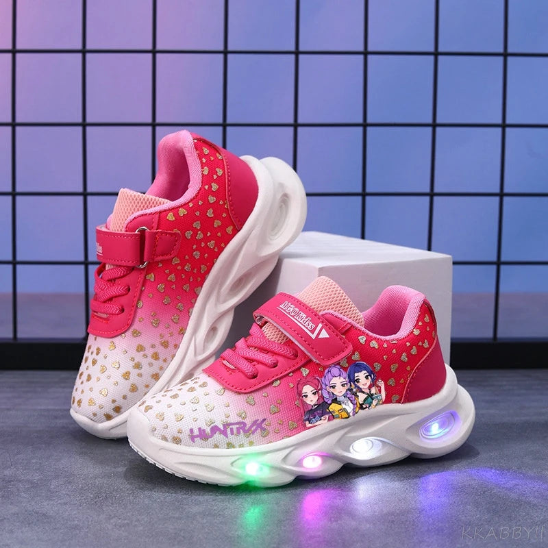 Chaussures LED pop lumineuses enfant