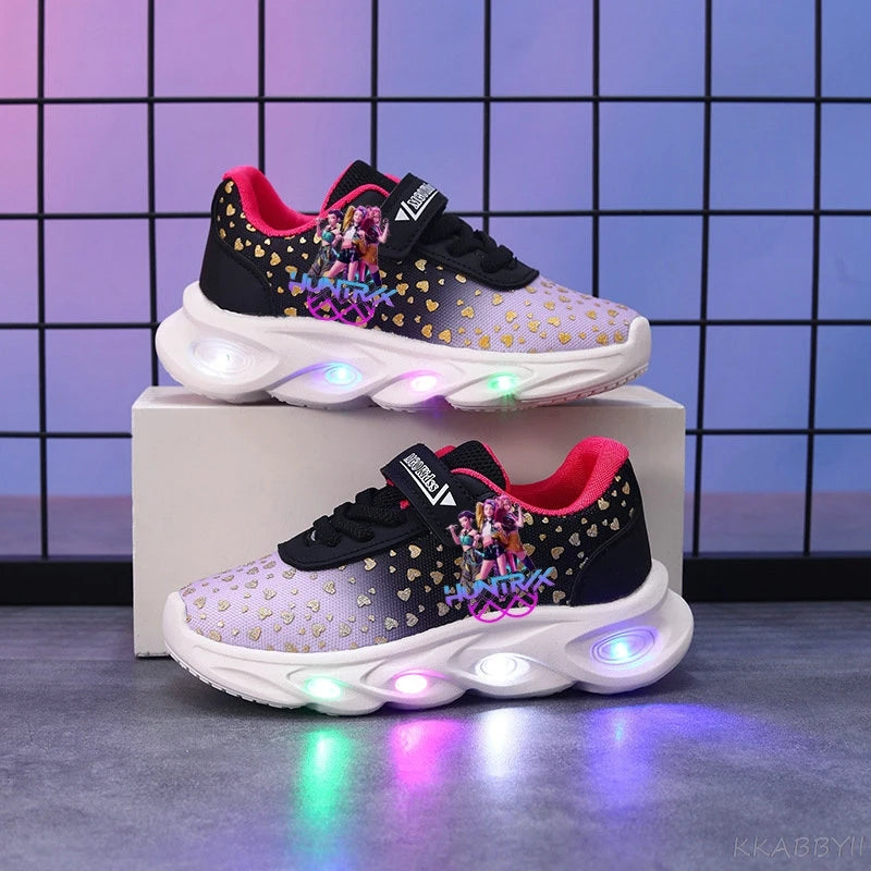 Chaussures LED pop lumineuses enfant
