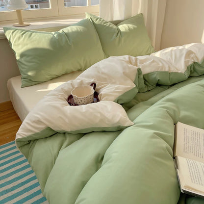 Ensemble de literie Colorful 100% Set 4pcs