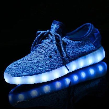 Souliers LED USB Knitted