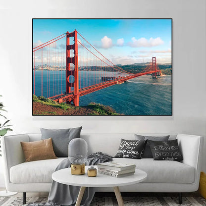 Canvas Wall Art San Francisco Golden Gate Puente