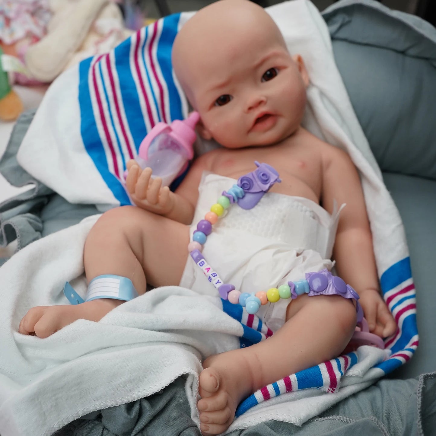 Poupée Reborn Full Body Premium Silicone Baby Doll Lifelike
