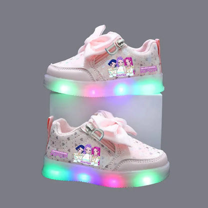 Chaussures LED lumineuses pour enfant – Style pop animé