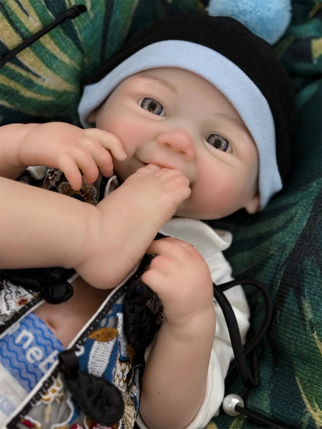 Poupée Reborn Doll Open Mouth Full Body Soft Premium Silicone Judith