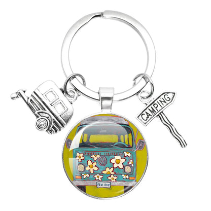 Porte clé Westfalia Vintage Hippie Peace