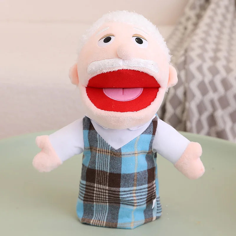 Marionnette à Main en Peluche – Poupée Interactive pour Histoires et Jeux Éducatifs