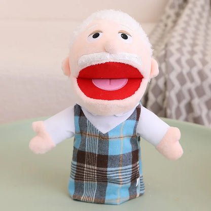 Marionnette à Main en Peluche – Poupée Interactive pour Histoires et Jeux Éducatifs