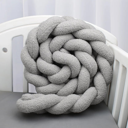 3-knot braided cushion – 4 m – Decorative textile accessory for children's room