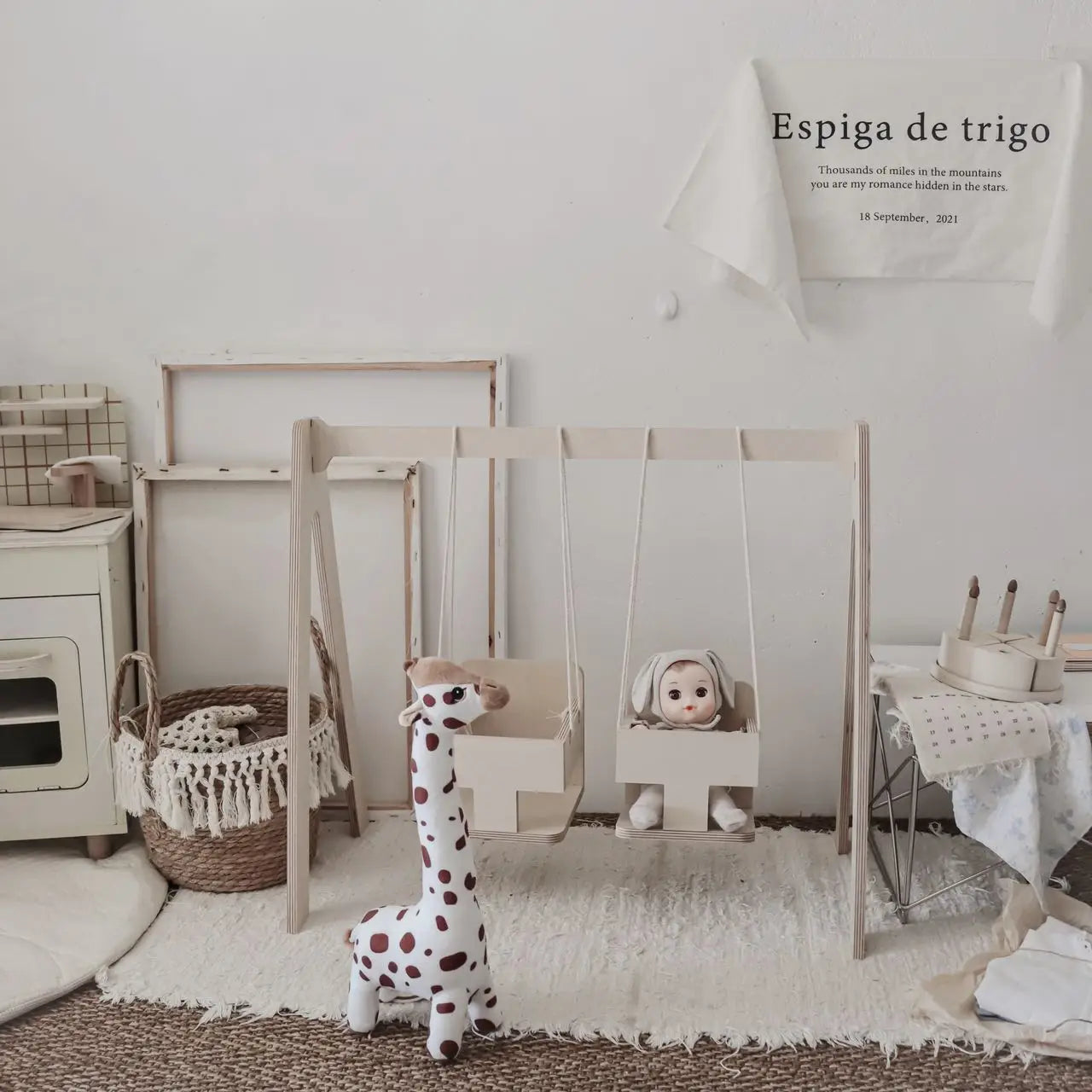Peluche Girafe Géante – Compagnon Doux et Décoratif