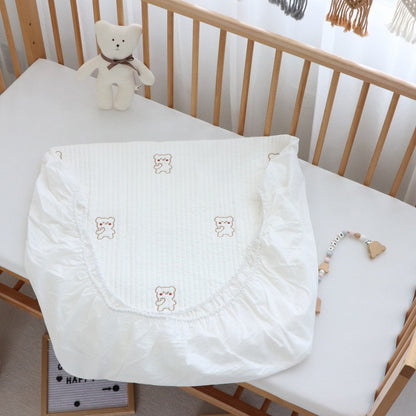 Drap contour lit de bébé 100% Coton