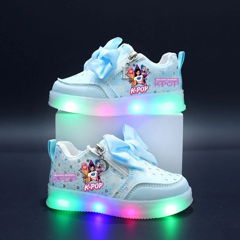 Chaussures LED lumineuses pour enfant – Style pop animé