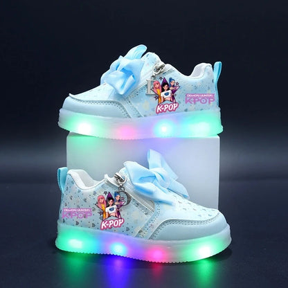 Chaussures LED lumineuses pour enfant – Style pop animé