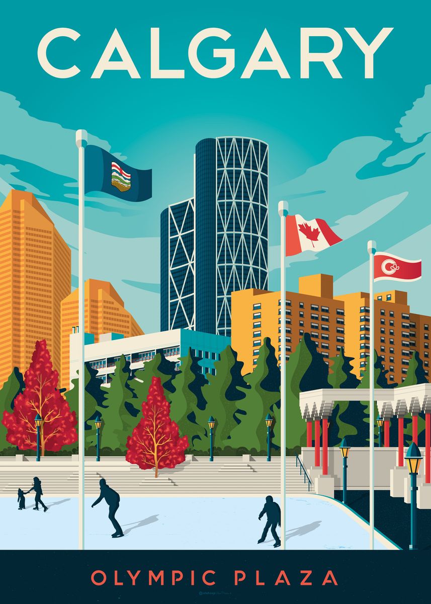 Art mural Canvas Vintage Canada
