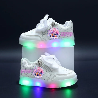 Chaussures LED lumineuses pour enfant – Style pop animé