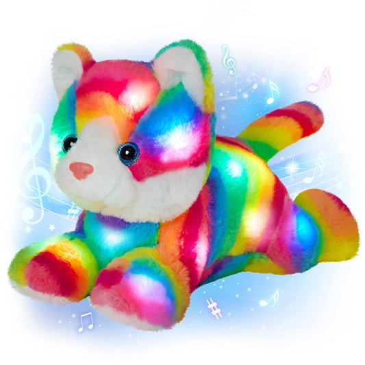 Peluche Chaton LED musicale