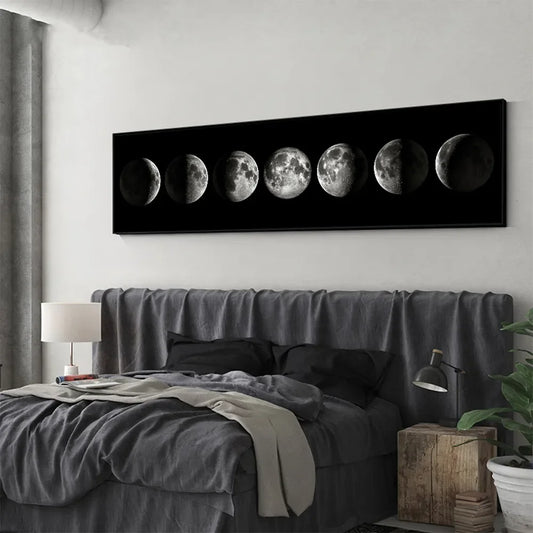 Art mural Canvas Phase de la lune