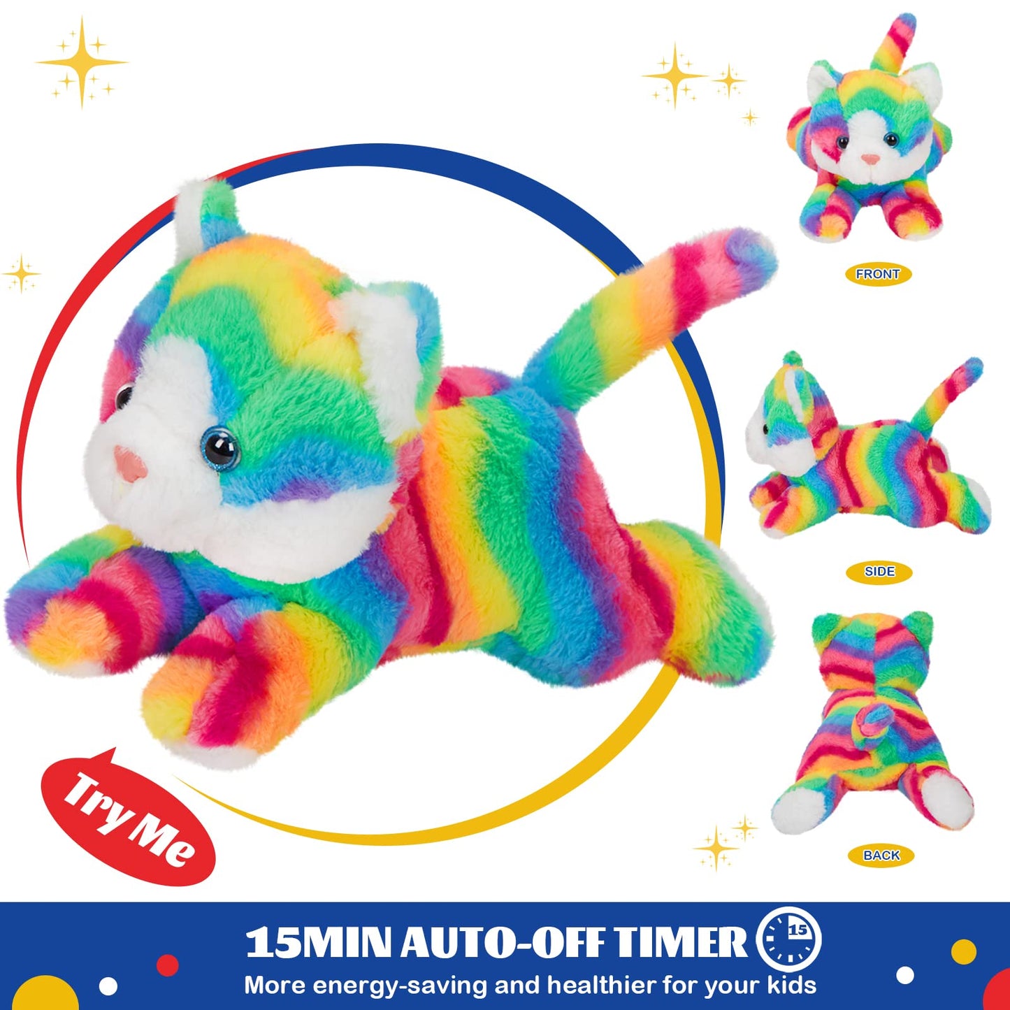 Peluche Chaton LED musicale