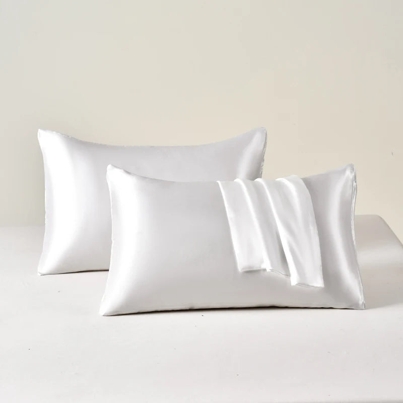 Taies d'oreiller Satin Pillowcase 2pcs